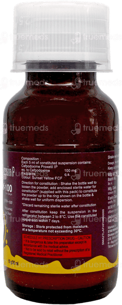 Gudcef 100 Dry Syrup 30Ml Gudcef 100 Dry Syrup 30Ml